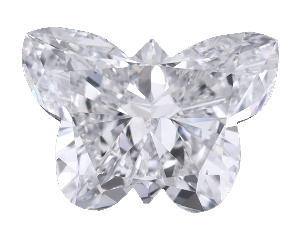 Butterfly shaped diamond, lab grown diamond, loose Butterfly diamonds