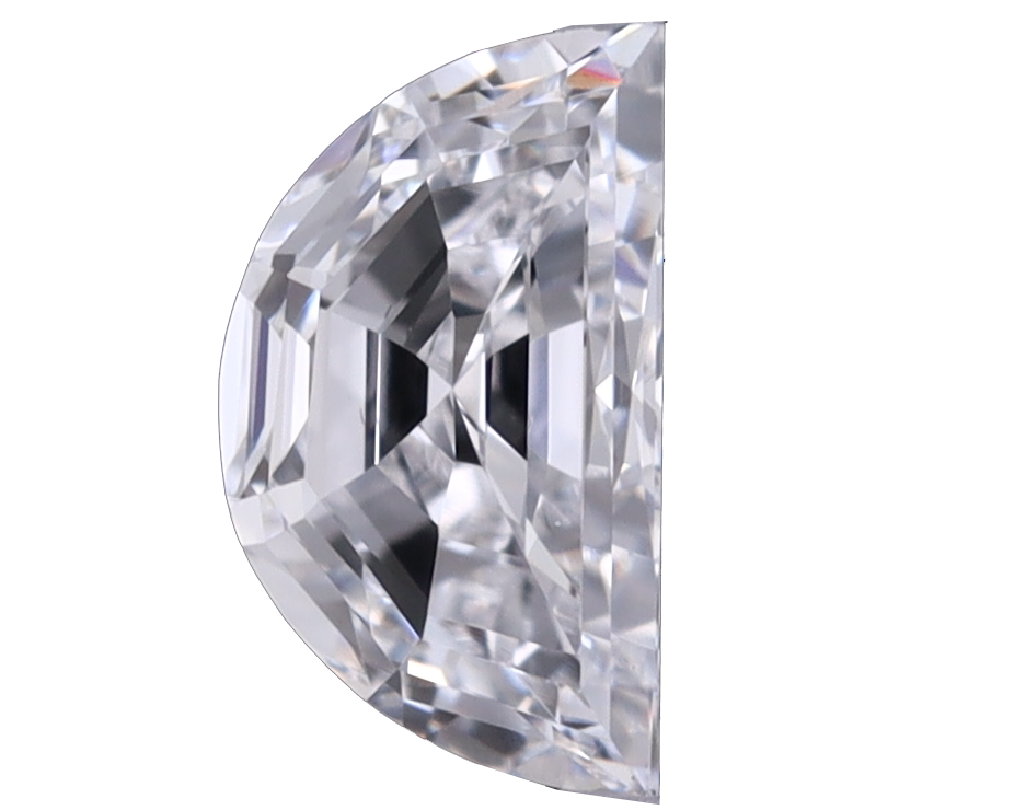 Half Moon cut diamond, lab grown diamond, loose Half Moon diamonds