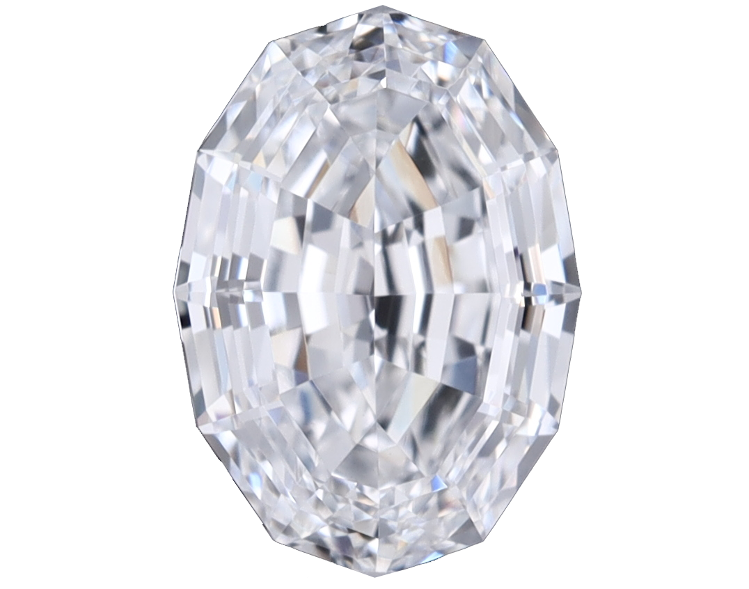 Oval Step Cut diamond, lab grown diamond, loose Oval Step Cut diamonds